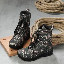 liberty Freedom JUNGLE KING Casual Lacing Defence Jungle Boot for Men with EVA Sole | Canvas Outsole and Padded Foam Insole | Comfortable Footbed | Lightweight and Flexibility | Shock Absorption image 1