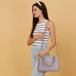 spotic Synthetic Leather Elegant Croco Pattern Handbag for Women – Stylish & Spacious Shoulder bag image 2