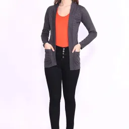 ddaspration Women's Cotton Pocket Shrug image 4