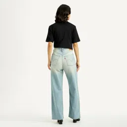 levi's Women's Light Indigo Baggy Fit High Rise Jeans image 1