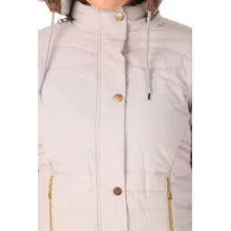 brazo Women's and Girls Puffer Regular Fit Bomber Jacket For Winter Wear | Hooded Neck | Full Sleeve | Zipper | Casual Jacket For Woman & Girl | Western Stylish Jacket For Women image 3