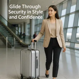 reyon 28 inch Premium Suitcase Cover, 1 pcs PVC Luggage Cover Clear Suitcase Cover Reusable Transparent Travel Luggage Protector Dust Cover, 2025 New PVC Luggage Protective Covers image 3