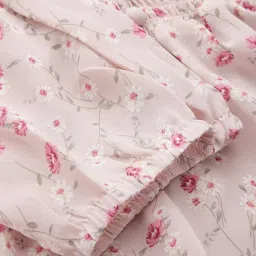 mafadeny Women’s Houndstooth Print V-Neck Puff Sleeve Top image 4