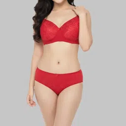 kinzie Elegant Floral Jacquard Lingerie Set, Grey Brown Maroon Bra and Brief, Comfortable Full Coverage Underwear Set, Padded Bra, Lingerie Set, Honeymoon Bikini Set, image 2