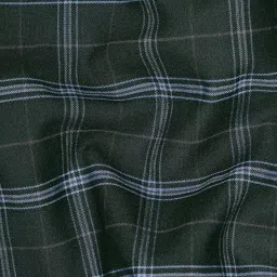 french crown Log Cabin Green Windowpane Wool Rich Pant image 4