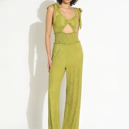 showoffff Women's Green Jumpsuit-CHN-6387_Green image 2