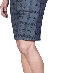 wild camo Men’s Casual Checked Shorts – Comfortable Cotton Blend Summer Shorts with Pockets image 5