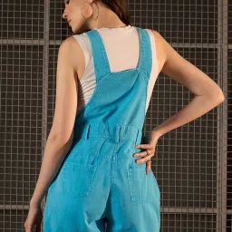 stylestone Women's Denim Shorts Dungaree (T shirt not included) image 1