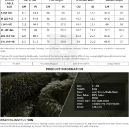 l'monte Men's Imported Cotton Cargo Winter Jacket – Fleece Lining, Windproof Design, and Stylish Casual Outerwear image 5