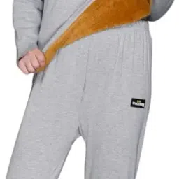 tfaooshin | Womens | Thermal Set (Top and Bottom) | Russian Fleece Inside | Round Neck | Full Sleeves | image 2