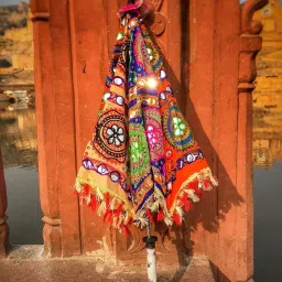 GenericSellplus Wedding with Embroidery Work | Gujrati | Rajasthani | Useful for Party Decoration | Home Decor | Pre Wedding ( Pack of 1 ) image 2