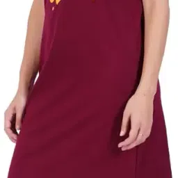 shanbees Women's Cotton Knee Length Night Gown image 1