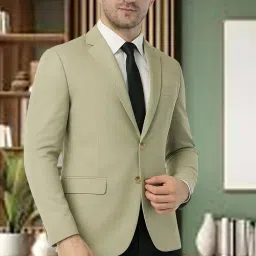 saintx Men's Formal Blazer | Fully Lined | Slim Fit | Professional Jacket | Premium Business Formal Suit | Office | Wedding | All Purpose image 2