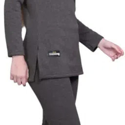 tfaooshin | Womens | Thermal Set (Top and Bottom) | Fur Inside | Round Neck | Full Sleeves | image 3