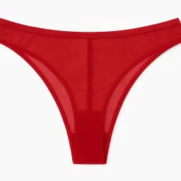 flirty touch Women’s High Waist Bikini Panty with Front Zip Design | Soft Stretchable Nylon Blend Briefs image 1