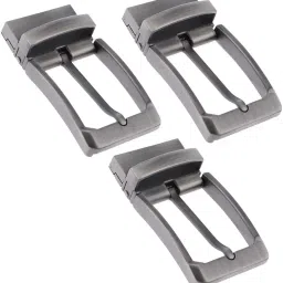 zoomella 3pcs Mens Antique Belt Buckle Single Prong Rectangular Pin Buckle Reversible image 3