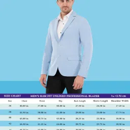 saintx Men's Premium Formal Blazer | Unlined Jacket | Slim Fit | 360° Power Stretch Fabric | Lightweight & Breathable | Wrinkle Resistant Comfort | Business Attire | All Seasons Wear image 5