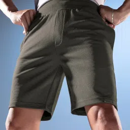 damensch Textured Shorts for Men, Microfiber Running, Quick Dry Gym Workout, Hidden Pocket with Zipper Sports, Polyester image 1