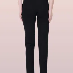 litelooks clothing Litelooks Women's Cotton Lycra Maternity Pants – Comfortable, Seam-Free, High Waist Support, Pockets and Stretchable Pregnancy Pants for Pre & Post Pregnancy image 3