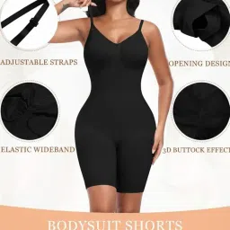 hsr Waist Bodysuit for Women Tummy Control Shapewear Round Neck Seamless Butt Lifter Full Body Shaper image 1