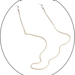 atorse Chic Reading Glasses Chain Hanging Rope Retainer for Women Alloy Cord String Gold image 2