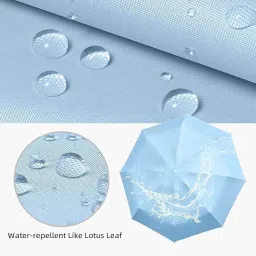 hemovia Umbrella, Mini Folding Windproof & Compact UV Umbrella for Sun Protection Rain Windproof Strong Large 3 Fold for Women Handbags, 3 Fold for Men Women, Stylish & Compact image 3