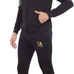 toxic addiction Light Stretchable Regular Dry-Fit Activewear Track Suit For Men | Track Suit with Zipper | Comfortable Track Suit for Running, Sports & Gym Workout | Polyster Lycra image 3