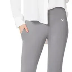 vstar PL02 Women Ankle Length Stretchable Slim Fit Leggings with Secured Side Pocket | Moisture-Wicking | Soft Waistband & Cotton-Elastane Fabric image 4