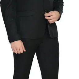 highek Men's Slim Fit Casual, Single Breasted 2 Piece Suit for Mens image 3