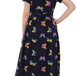 kekabu Women's Ribbon Premium Zipless Maternity & Nursing Dress – Soft, Comfortable, Breastfeeding-Friendly, Stylish Pregnancy Wear image 1