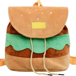 jazzy pearls Burger Plush Backpack Cute Creative Drawstring Travel for Teens Ladies Girls|Clothing, Shoes & Accessories | Womens Handbags & Bags image 3
