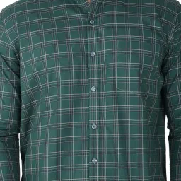 sew wave Classic Men's Cotton Plaid Shirt I Full Sleeve I Casual Business Wear I 100% Cotton I Casual & Formal I Regular Fit image 4
