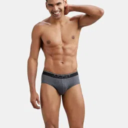 jockey 8037 Men's Super Combed Cotton Solid Brief with Ultrasoft Waistband (Pack of 2) image 5