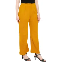 tnq Women's Winter Wear Woolen Full Length Palazzo Pants|| Woolen Trouser || Winter Palazzo with Bottom Design image 1