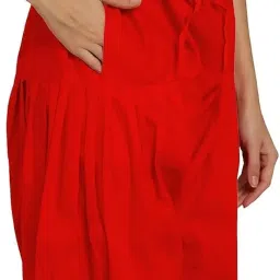 b2 handicraft Women Mid Rise Regular Stitched Cotton Semi Patiala Salwar Free Size Fit Up to XXL image 3