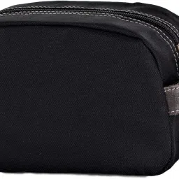timberland Men's Canvas Travel Kit, Black, One Size, Toiletry Bag Canvas Travel Kit Organizer image 3