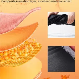 Womens Soft Thin Warm Long Jhons Base Layer Thermal Inner Set Ladies Warm Full Sleeve Crew Neck Top & Bottoms Pajama for Winter Cold Weather image 4