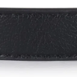 punnu Black Vegan Leather Women's Western Statement Buckle Belt image 5