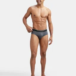 jockey 8037 Men's Super Combed Cotton Solid Brief with Ultrasoft Waistband (Pack of 2) image 4