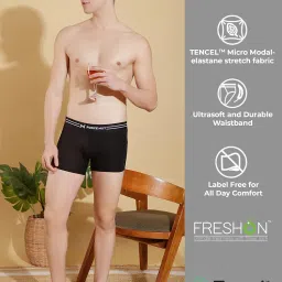 force nxt Men's Cotton Solid Trunks image 5