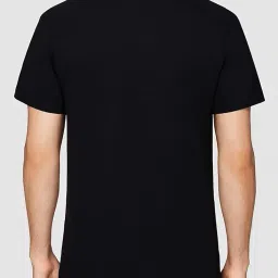 pdlprint Theyyam Malayalam Fusion Graphic Print T-Shirt Kerala Culture Black image 2