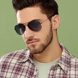 vincent chase eyewear By Lenskart | Full Rim Pilot Sunglasses| Polarized And 100% Uv Protected | Men & Women image 3