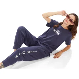 weet Women's Cotton Printed Track Suit image 3