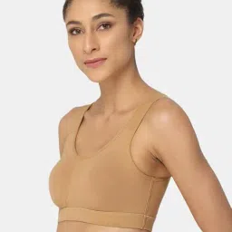 intimacy lingerie Intimacy Active Sports Bra for Women Medium Coverage, Non-Wired, Non-Padded, Seamless, Stretchable Comfortable Support Activewear for Women image 2