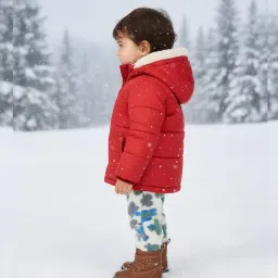 nicsy Kids Pyjama Baby Boys & Baby Girls Warm Fleece Pajama Pants | Pack of 3 Winter Wear Bottoms | Soft Fur Wool Pyjama with Cute Butterfly Print | Unisex Kids Nightwear & Loungewear image 2