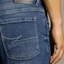 louis philippe Men Blue Mid Slim Fit Jeans image 5