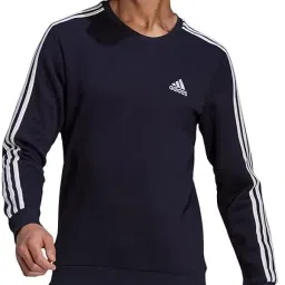 adidas Men's Cotton Hooded Neck Sweatshirt image 2