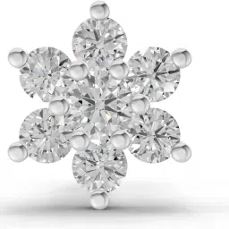 sparkles Lab Grown Diamond 0.11 Carat Round Shape Nose Pin for Women | 14K Gold IGI Certified FG VS Quality Diamonds image 2