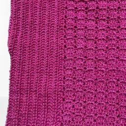 Deecrochet Woolen Pullover Top for Woman (Magenta, Medium) image 1