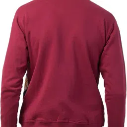corsair Men's Full Sleeve Stylish Sweat Jacket Maroon image 1
